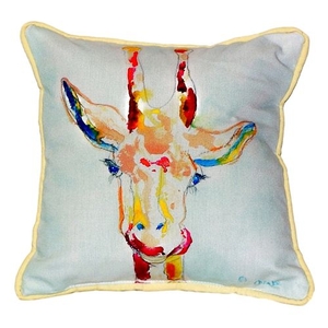 Giraffe Small Indoor/Outdoor Pillow 12X12