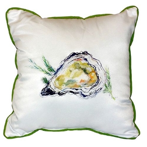 Oyster Shell Small Indoor/Outdoor Pillow 12X12
