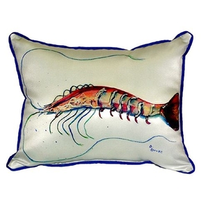Betsy'S Shrimp Small Indoor/Outdoor Pillow 11X14