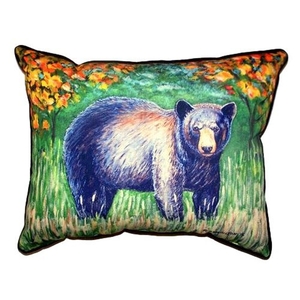Black Bear Small Indoor/Outdoor Pillow 11X14