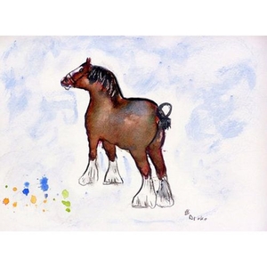 Clydesdale Outdoor Wall Hanging 24X30