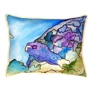 Purple Turtle Extra Large Zippered Pillow 20X24