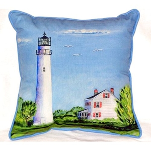 Fenwick Island Light House Extra Large Zippered Pillow 22X22