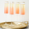 Personalized 8 Oz. Gold Rim Contemporary Champagne Flutes (Set Of 4)