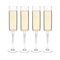 8 Oz. Contemporary Champagne Flutes (Set Of 4)