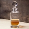 Personalized Groomsman Bow Tie 32 Oz. Square Whiskey Decanter