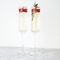 Mrs. & Mrs. 8 Oz. Gatsby Gold Rim Contemporary Champagne Flutes