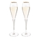 Mrs. & Mrs. Gatsby Gold Champagne Flutes