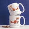 Foxtastic Dad And Foxy Mama 20 Oz. Large Coffee Mugs (Set Of 2)