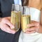 Mr. & Mrs. Stemless Champagne Flutes
