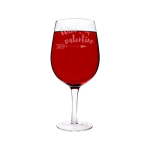 My Valentine 25 Oz. Novelty Xl Wine Glass