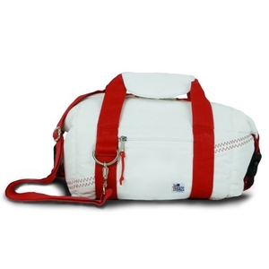 Newport Insulated 8-Pack Coolerbag - White And Red