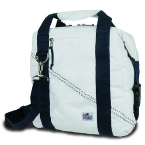 Newport Insulated 12-Pack Coolerbag - White And Blue
