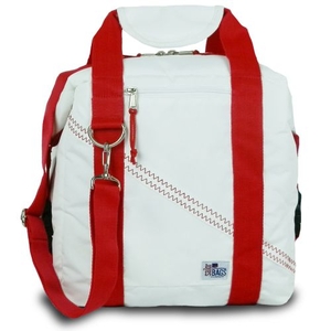 Newport Insulated 12-Pack Coolerbag - White And Red