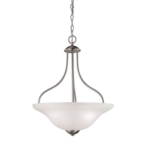 Conway 3 Light Large Pendant In Brushed Nickel