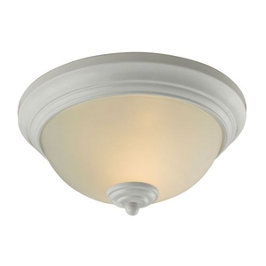 Huntington 2 Light Ceiling Lamp In White