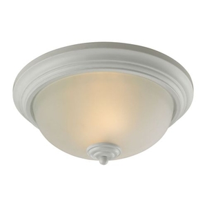 Huntington 3 Light Ceiling Lamp In White