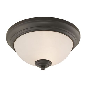 Huntington 2 Light Ceiling Lamp In Oil Rubbed Bronze