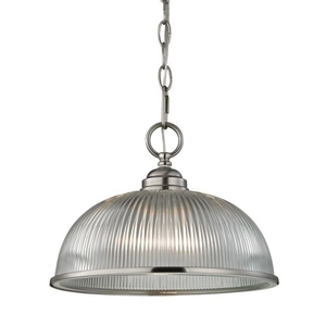 Liberty Park 1 Light Pendant In Brushed Nickel