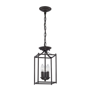 Foyer Collection 3 Light Pendant In Oil Rubbed Bronze