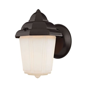 1 Light Outdoor Wall Sconce In Oil Rubbed Bronze