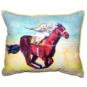 Airborne Horse Large Indoor Outdoor Pillow