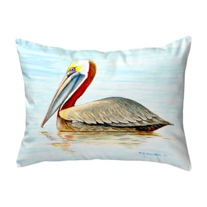 Summer Pelican No Cord Pillow 16X20
