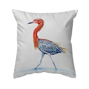 Reddish Egret No Cord Pillow 16X20