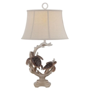 Turtle Staghorn Table Lamp (set of 2)