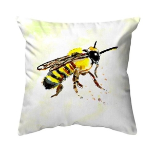 Bee No Cord Pillow 18x18