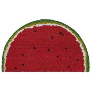 Liora Manne Natura Watermelon Indoor/Outdoor Mat Red 18"X30" 1/2 RD