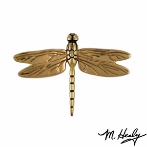 Dragonfly in Flight Door Knocker, Brass (Standard)