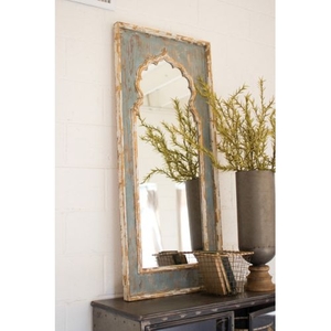 Painted Wooden Mirror
