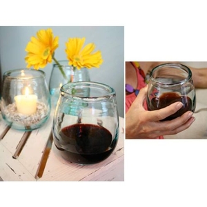 Stemless Wine Glass - Clear Set of 6