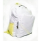 Sailcloth Cabana Backpack, White with Yellow