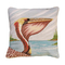 Pelican Profile Needlepoint Pillow