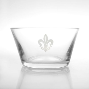 Grand Fleur De Lis Clear Small Bowl 6", Set of 4