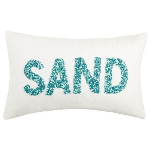 Sand Beaded Pillow 12X20 in.