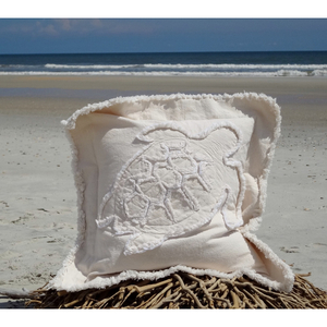 Sea Turtle Canvas Sea Pillow