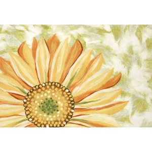 Liora Manne Illusions Sunflower Indoor/Outdoor Mat Yellow 19.5"X29.5"