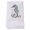 Seahorse (Aqua) Terry Towel 12"x19"
