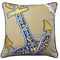 Modern Anchor Pillow - Outdoor Sunbrella®