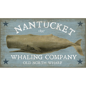 Nantucket Whale Wall Art