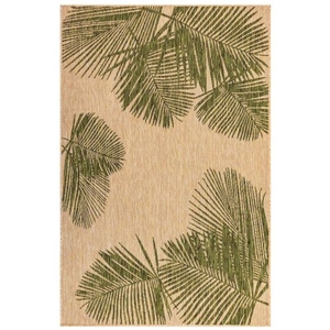 Liora Manne Carmel Palm Indoor/Outdoor Rug Green 23"X7'6"