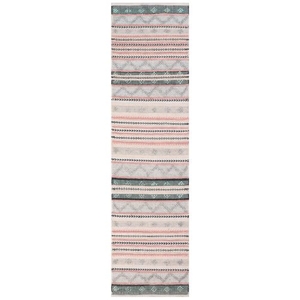 Liora Manne Cosmos Gypsy Stripe Indoor/Outdoor Rug Pastel 24"X8'