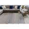 Liora Manne Dakota Stripe Indoor/Outdoor Rug Navy 8'3"X11'6"