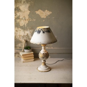 Table Lamp - Metal Base With Metal Shade