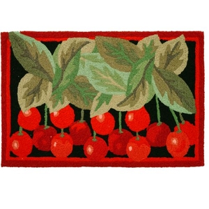 Wild Cherries Indoor/Outdoor Rug, 20" X 30"
