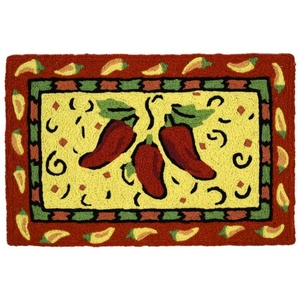 Poppin' Peppers Indoor/Outdoor Rug, 20" X 30"