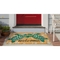 Liora Manne Natura Seaturtle Welcome Outdoor Mat Natural 24"X36"